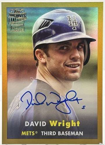 DAVID WRIGHT 2024 Topps Archives RAINBOW FOILBOARD #'d 137