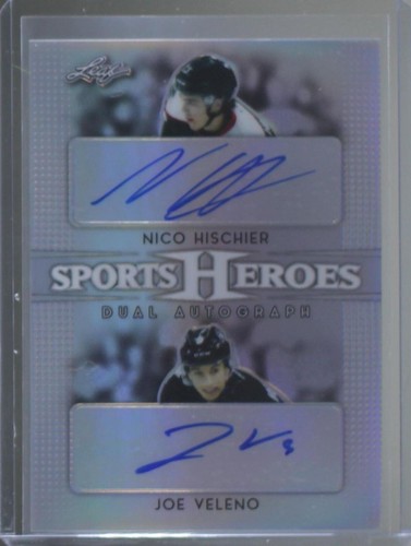 2017 Leaf Metal Sports Heroes - Joe Veleno Nico Hischier #DA-11