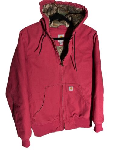 Carhartt Jacket Camo Lining Womens Size X-small XS Crab Carhartt Jacket Camo Lining Womens Size X-small XS Crab