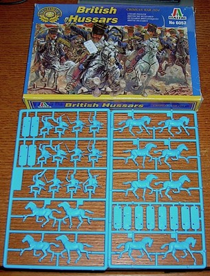 ITALERI Historics 1/72 British Hussars Crimean War Scale Hobby 6052 On Sprues