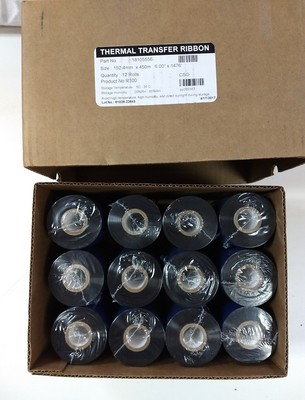 Dnp 6''x 1476 ft., Resin Printer Ribbon, Pk12, 18105556  R300 zebra printer 