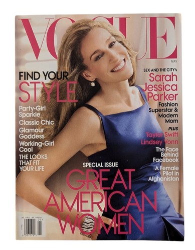 Vogue May 2010 Sarah Jessica Parker Cover Taylor Swift Jason