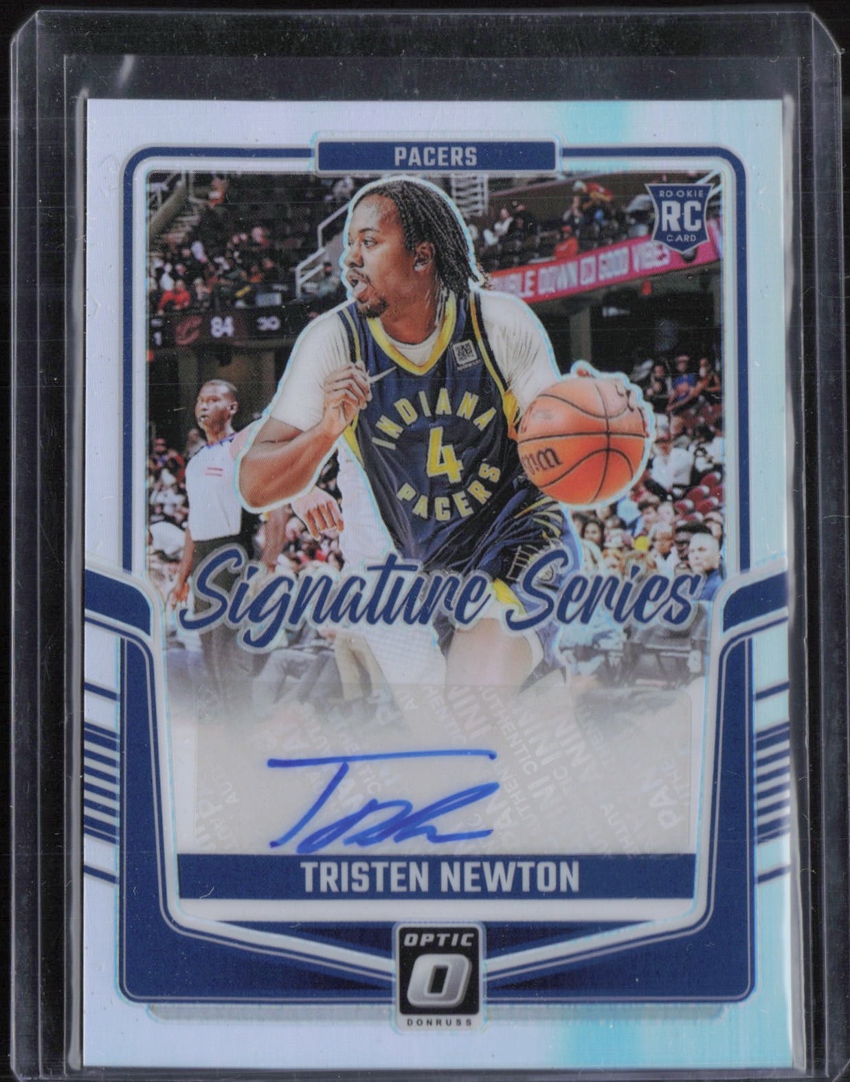 2024 Panini Donruss Optic Signature Series Holo Tristen Newton Auto RC Rookie
