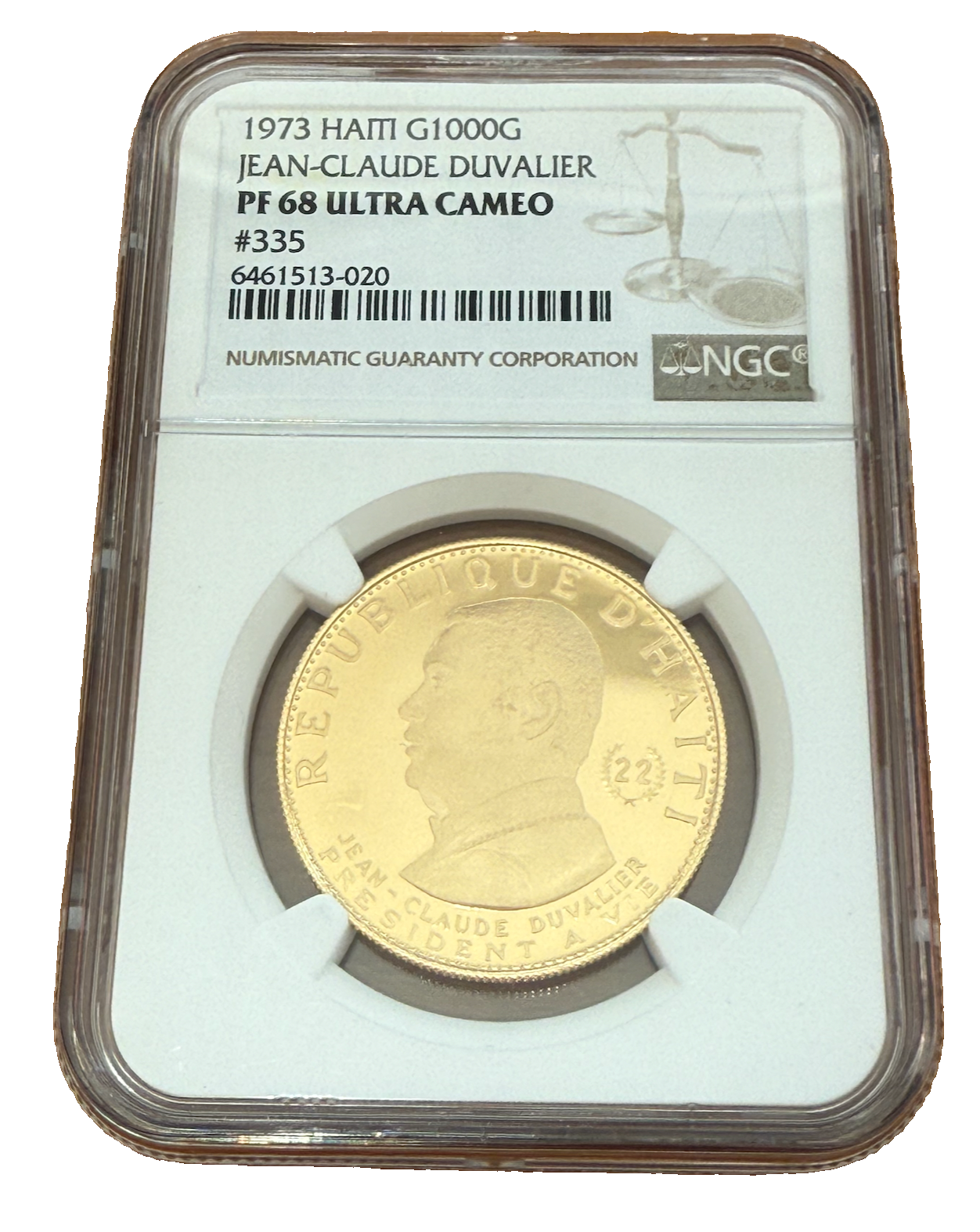 1974年 ハイチ HAITI モントリオールオリンピック 500G 金貨 1974 ハイチ 500G 記念コイン モントリオール五輪 PF69 NGC鑑定