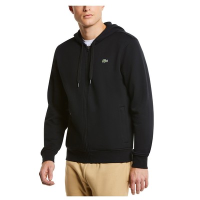 

Спортивная легкая худи из двух материалов Lacoste Black/Black, Черный