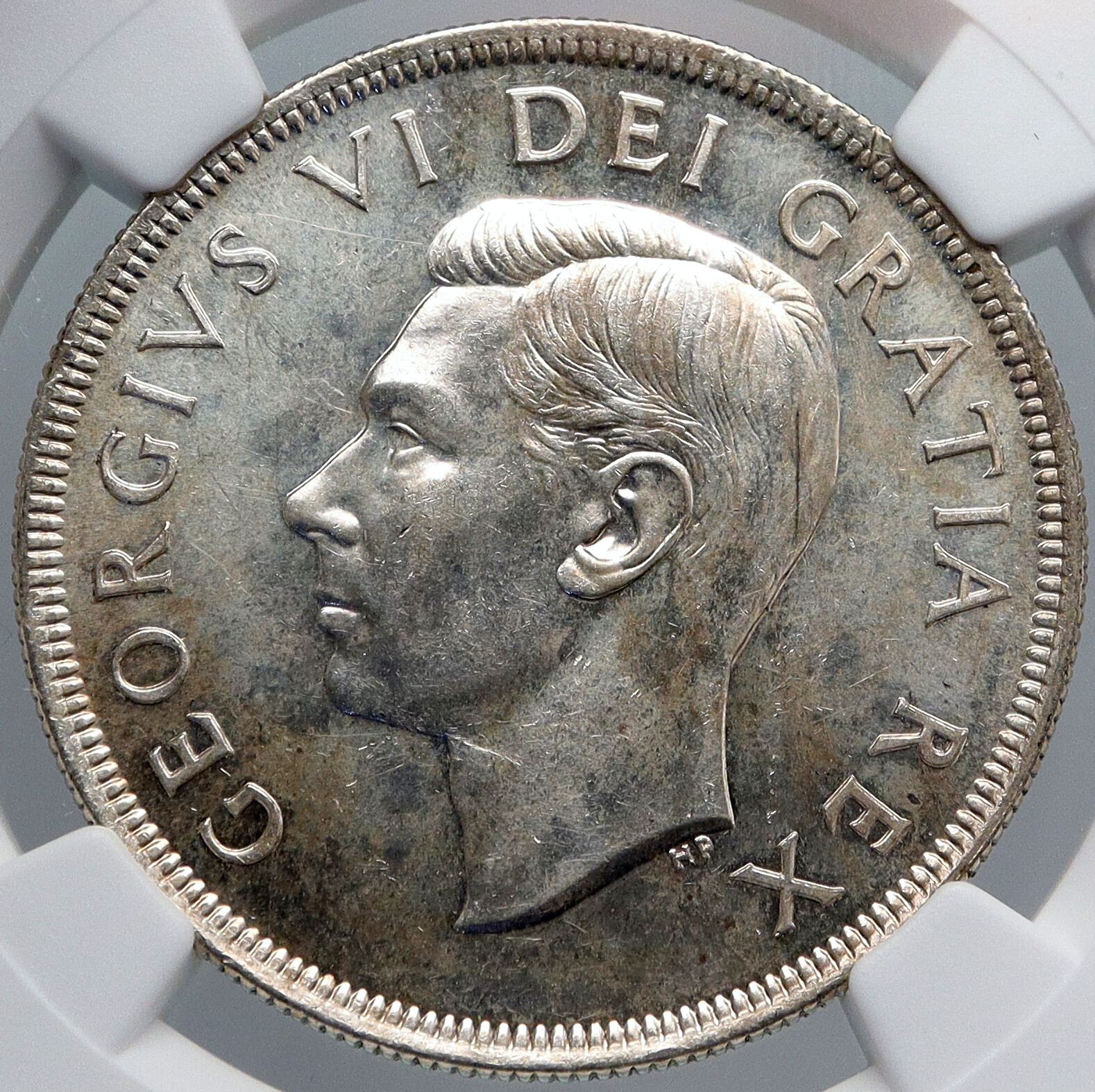 1949 CANADA UK King George VI SHIP Newfoundland Silver