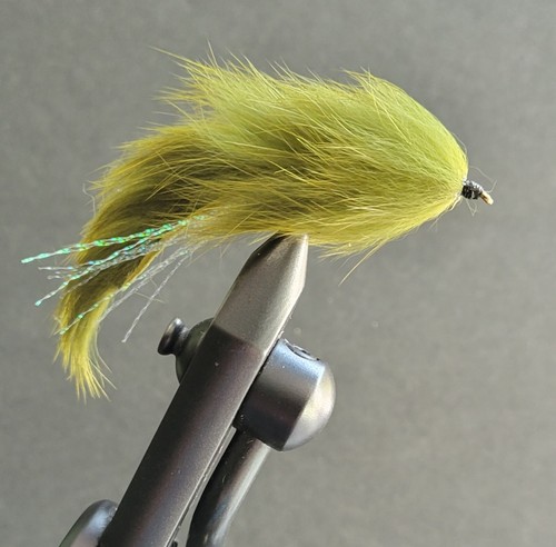 1 Fly, Size 6, Olive Zonker (batch 2) Streamer Fly Fishing