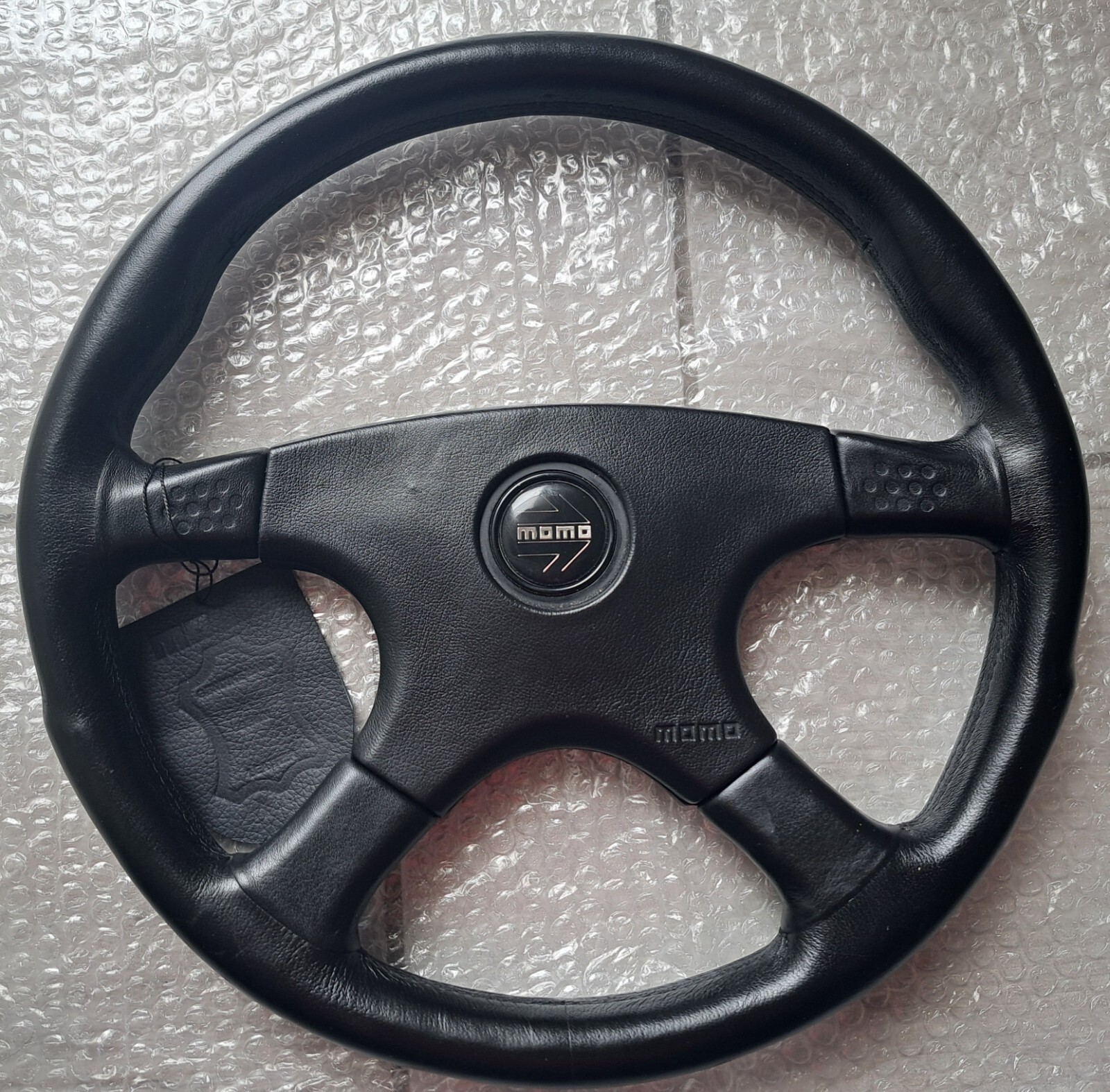 モリオ Momo M38 leather steering wheel NOS | eBay