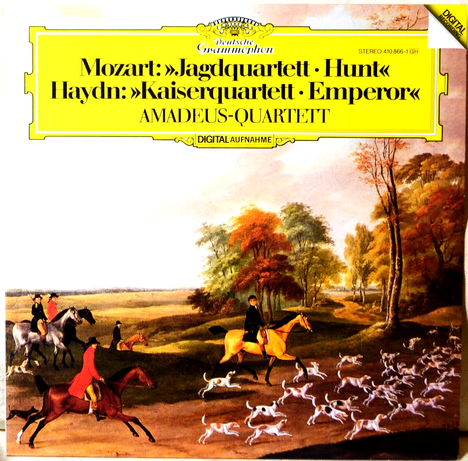 Mozart Jagdquartett Hunt Haydn Kaiserquartett LP NM Vinyl