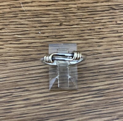 ed levin ring sterling gold