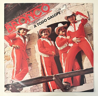 Bronco - A Todo Galope (1 x LP, Vinyl, Vinilo, 1989 MX, VG)