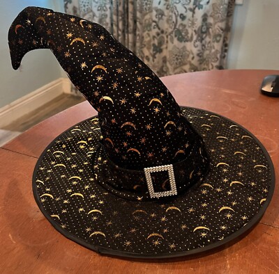 Witches Hat with Stars and Moons - Halloween