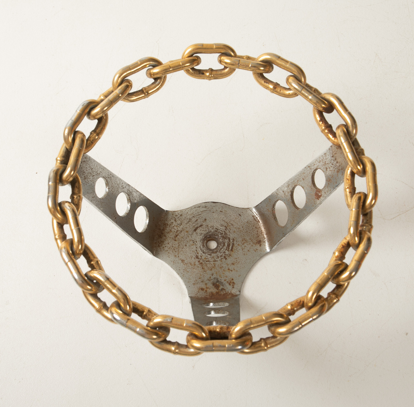 チェーンステアリング　70s lowrider chicano 8インチ チェーンステアリング 70s lowrider chicano 8インチ Chain