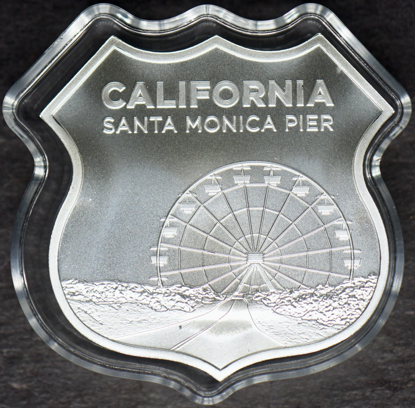 ルート66     .999 シルバー　1oz 銀貨 Sunshine Mint 1 ozt .999 Fine Silver Route 66 California