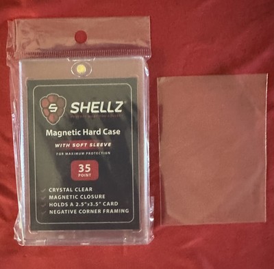 Shellz Magnetic Card Holder With Inner Sleeve 35pt Cardshellz