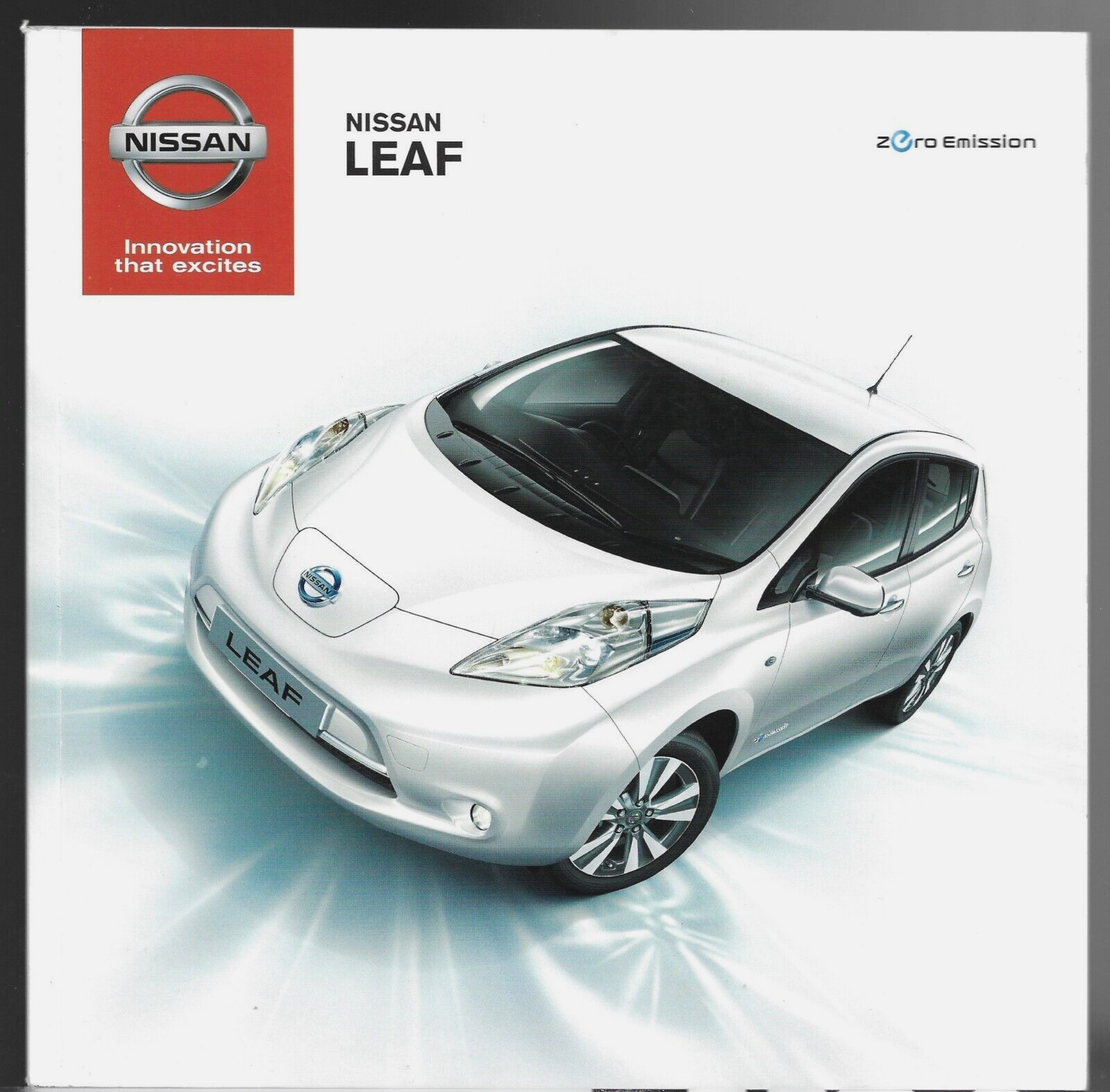 Nissan Leaf EV 2015 16 UK Market Sales Brochure Visia Acenta Tekna 24kWh 30kWh