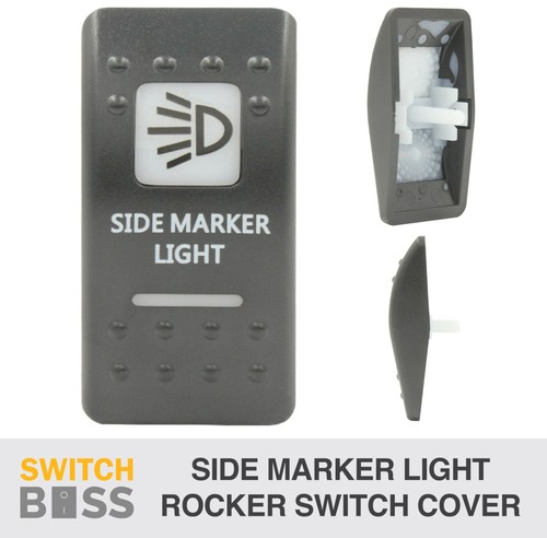 Rocker Switch Cover Only SIDE MARKER LIGHT suit White LED Boat Caravan MARINE