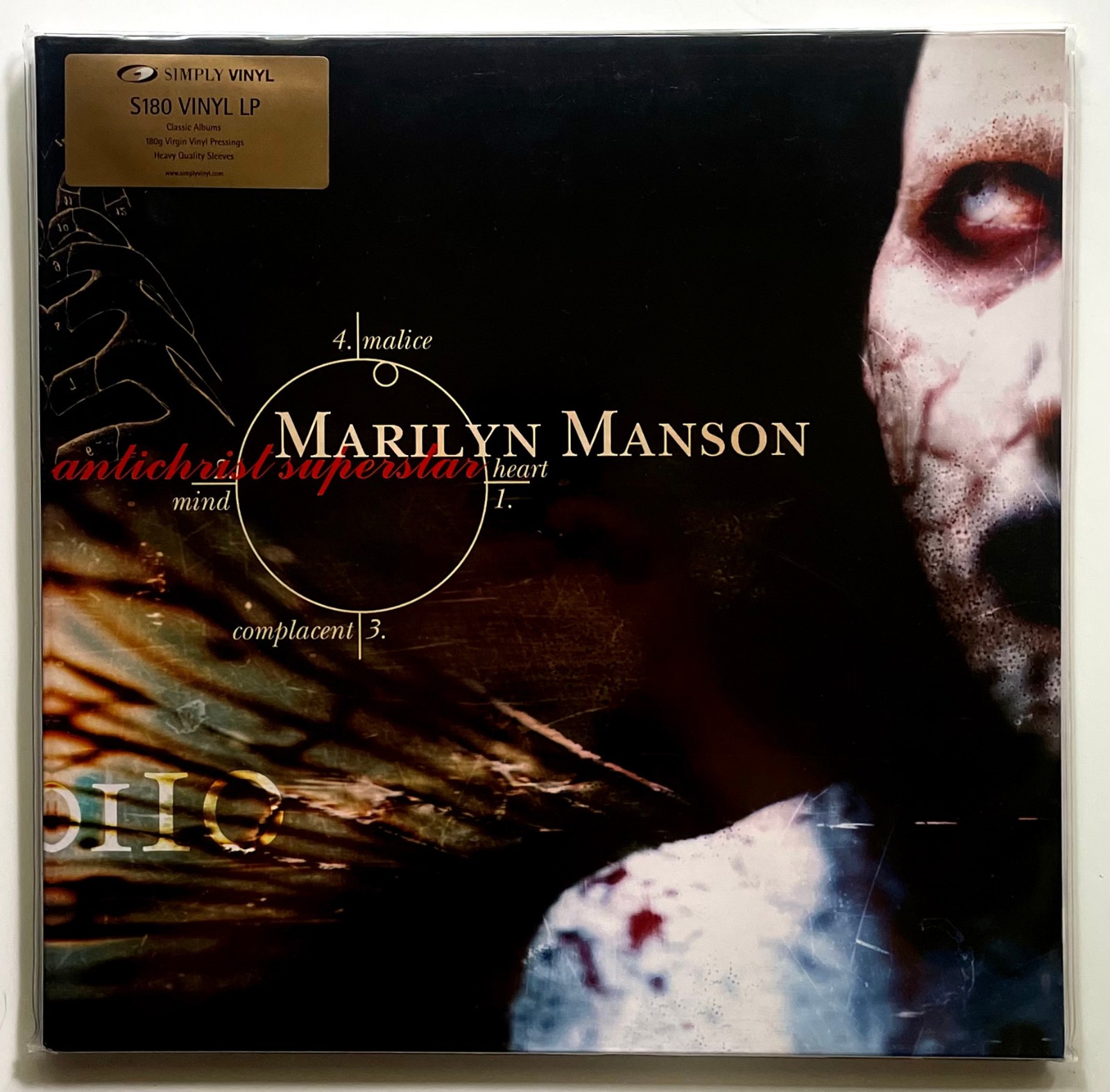 MarilynManson AntichristSuperstar 限定版 LP LIKE NEW!! 1998 MARILYN MANSON Album ANTICHRIST SUPERSTAR Lp