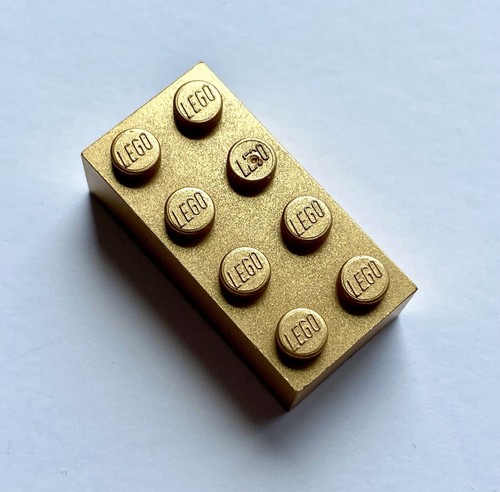 Pure gold lego brick sale