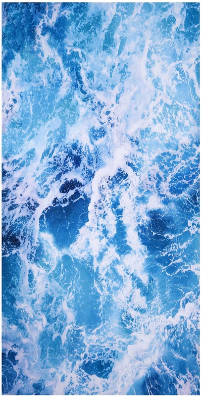 Oversized Wave Ocean Beach Towel, Lightweight 30&rdquo;X60&rdquo; Mi