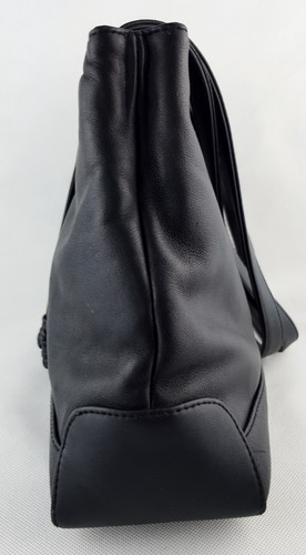 Women’s Giani Berini Purse Handbag Black Genuine Leather Shoulder