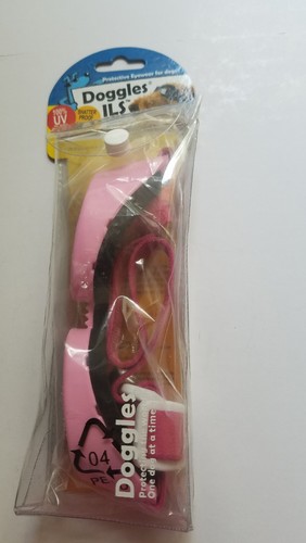 Doggles ILS Goggles Protective Eyewear for Dogs Size S (9-25 lbs) Pink