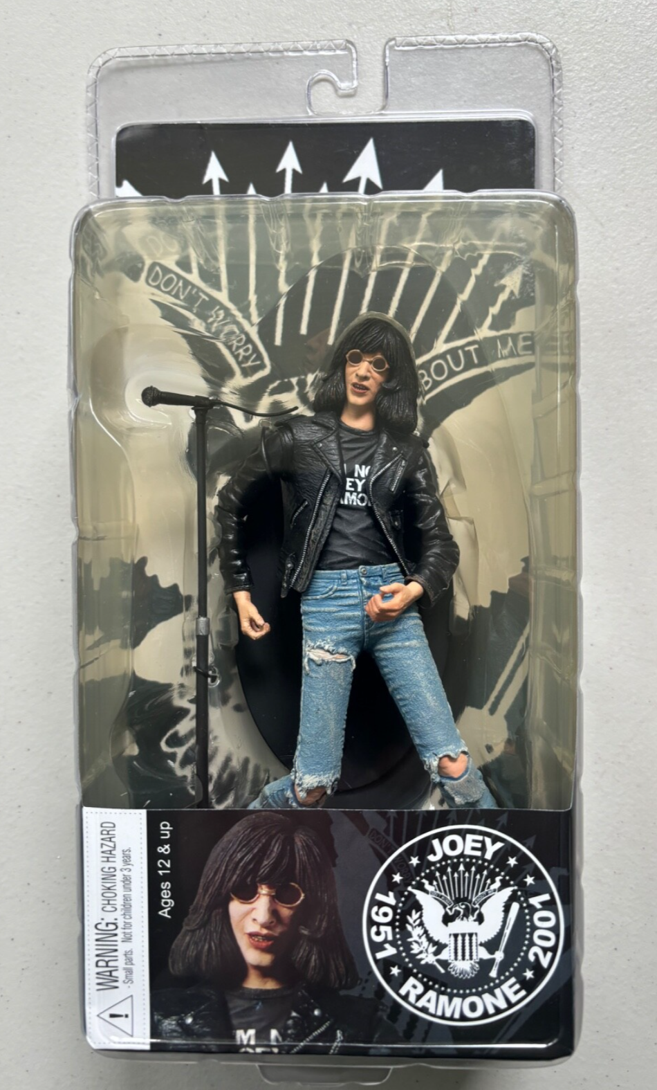 2008 NECA The Ramones Joey Ramone Figure New York Punk Rock