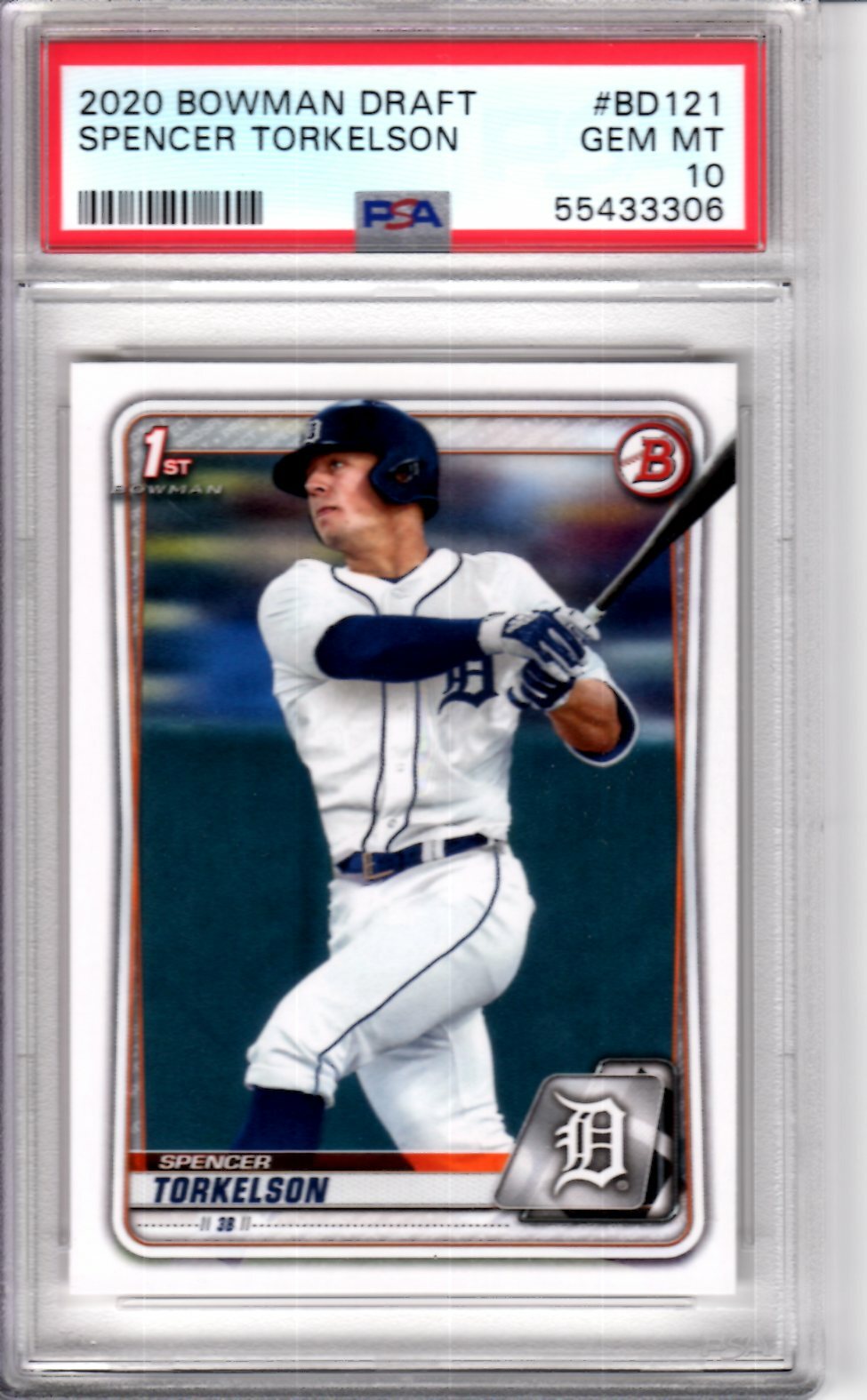 その他 2020 bowman spencer torkelson PSA10 2020 Bowman Draft BD121 Spencer Torkelson PSA 10 Gem Mint