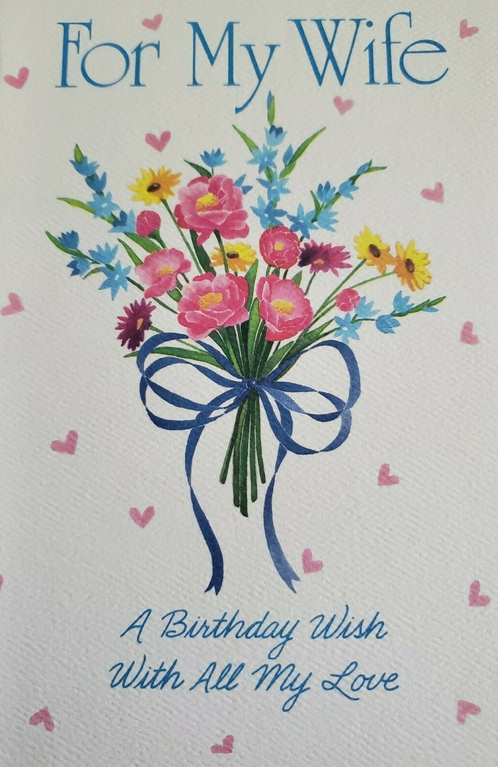 'For My Wife' birthday greeting card