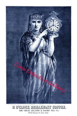 The Great Atalntic & Pacific Tea Co. 8 o'clock Coffee - 1877 - Histori Art Print