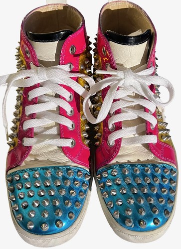 Christian Louboutin 10.5cmヒール レッドソール39.5 Christian Louboutin - Sporty Kate 85 Vog Patent Pump in Red