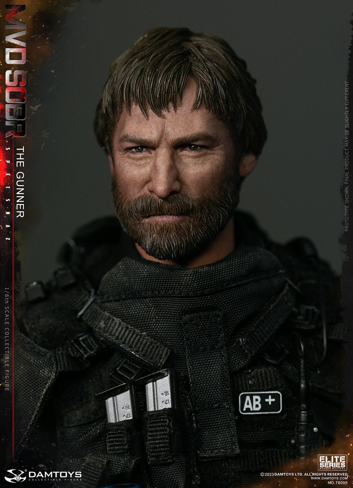ミリタリー DamToys 78095 MVD SOBR spetsnaz GUNNER 🇷🇺 Damtoys - Russian Spetsnaz MVD SOBR PKM Gunner 1:6