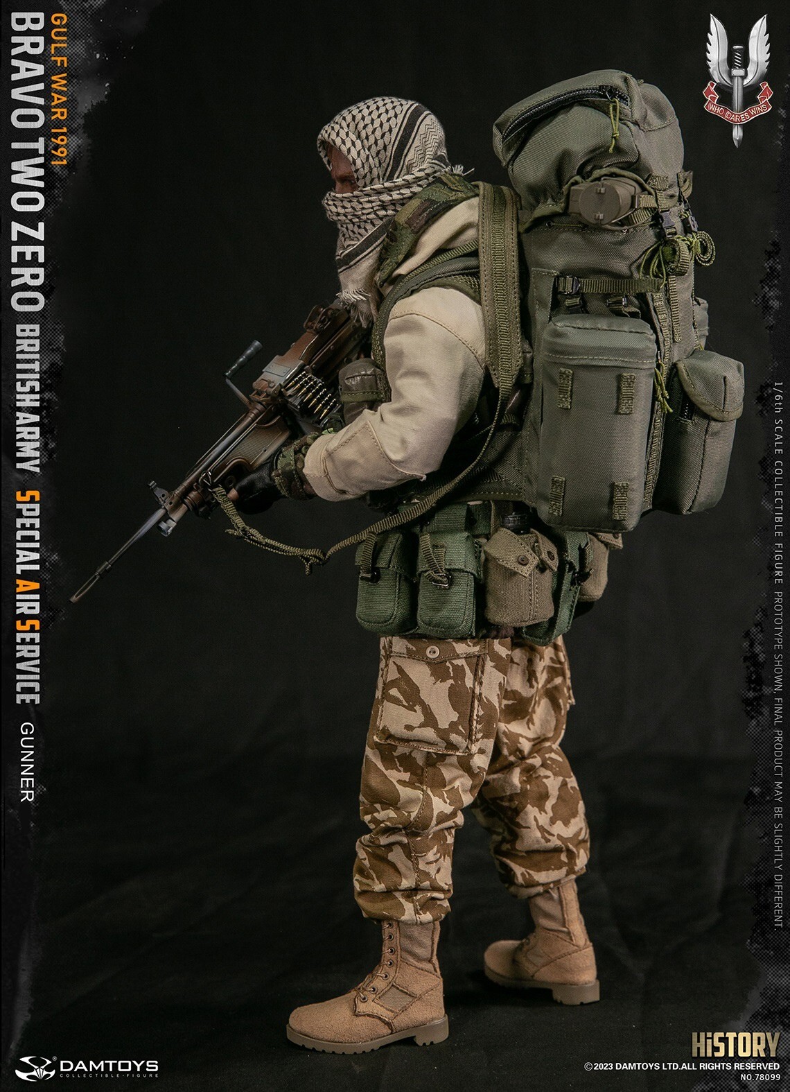 ミリタリー 1/6 U.S. NSW Forces Desert Operation DAMTOY 1/6 アメリカ海軍 湾岸戦争（砂漠の嵐作戦 1991年