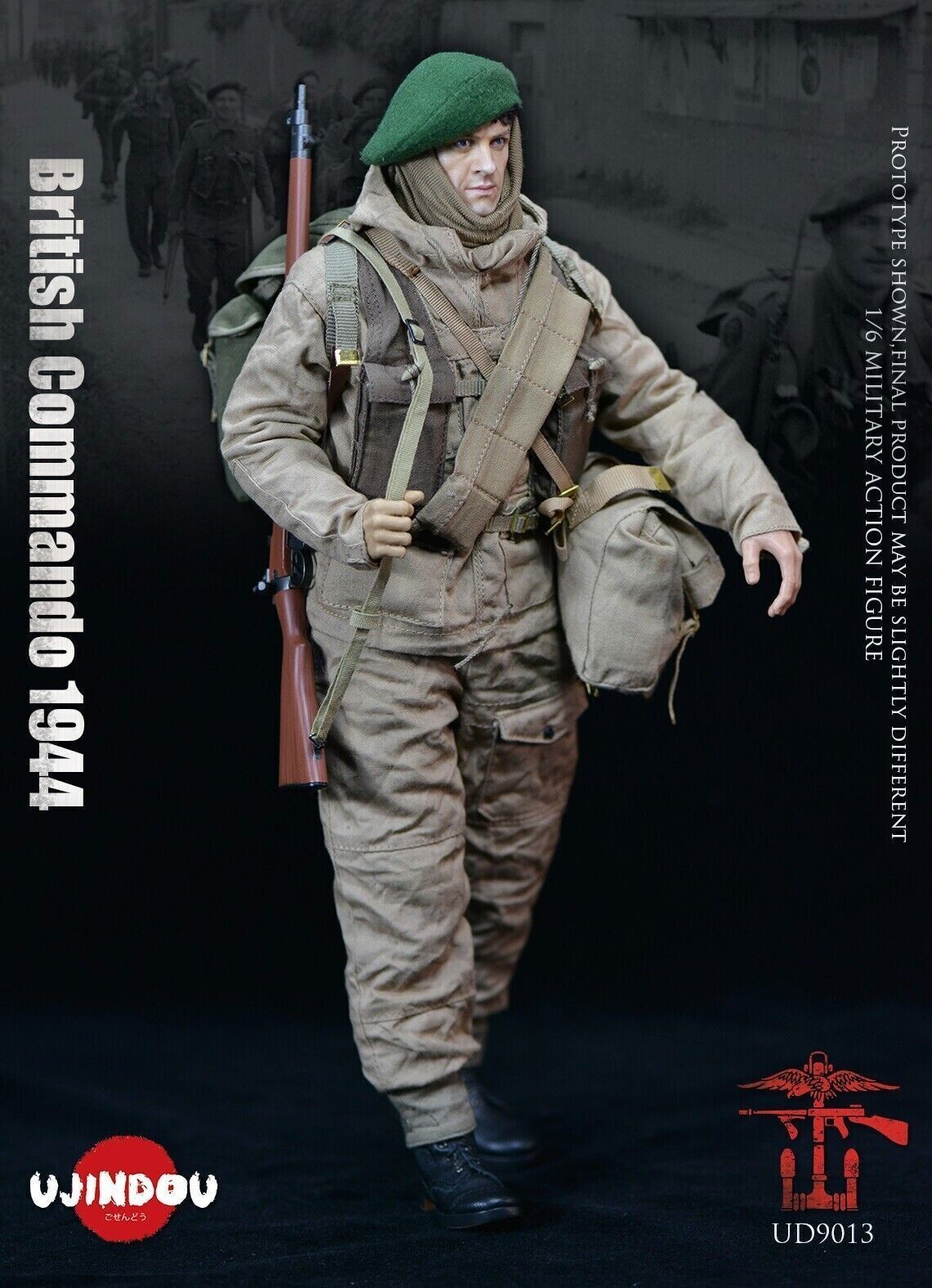 UJINDOU WWII British Commando 1944 1/6 Action Figure UD9013