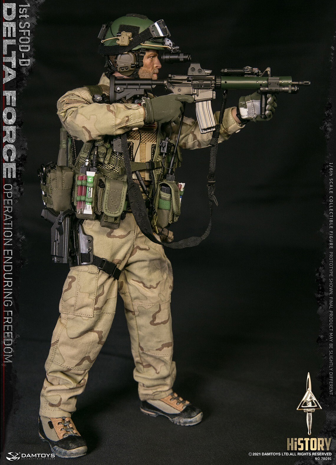 ミリタリー bbi 1/6 ELITE FORCE DELTA FORSE 1st SFOD bbi 1/6 ELITE FORCE DELTA FORSE 1st SFOD Striker Military