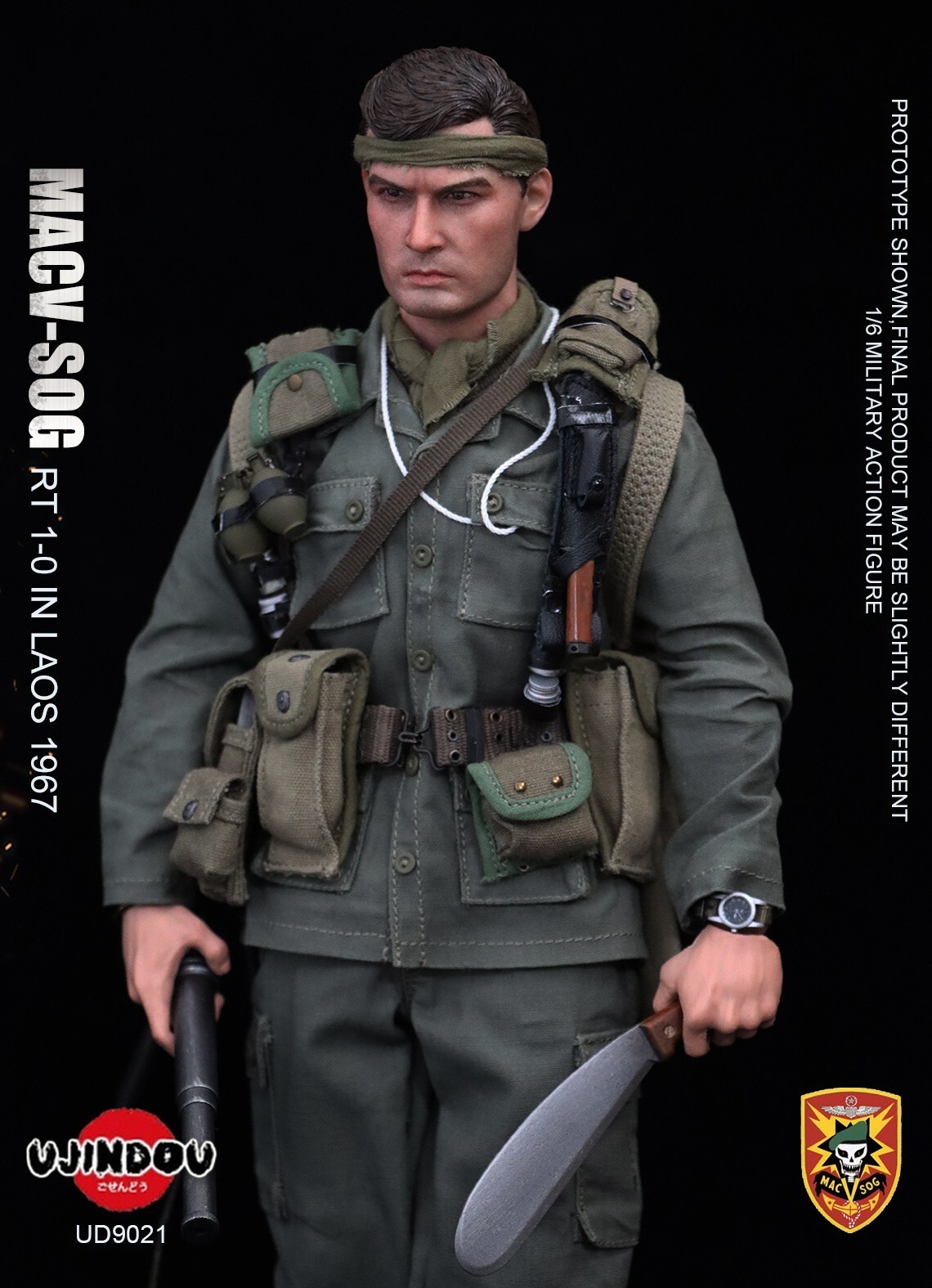 ミリタリー 1/6 MACV-SOG MACV-SOG Recon Team in Laos 1967 - Military Warfare Series