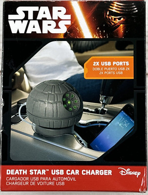 Disney Star Wars Death Star USB Car Charger - 2x USB ports Thinkgeek BRAND NEW