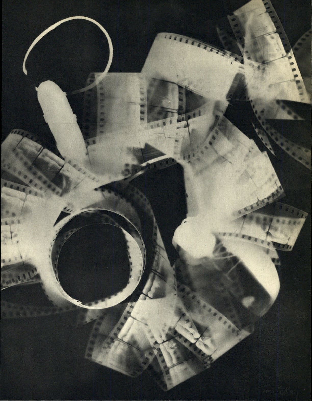1923 1934 Original MAN RAY Surreal Abstract Rayograph Film