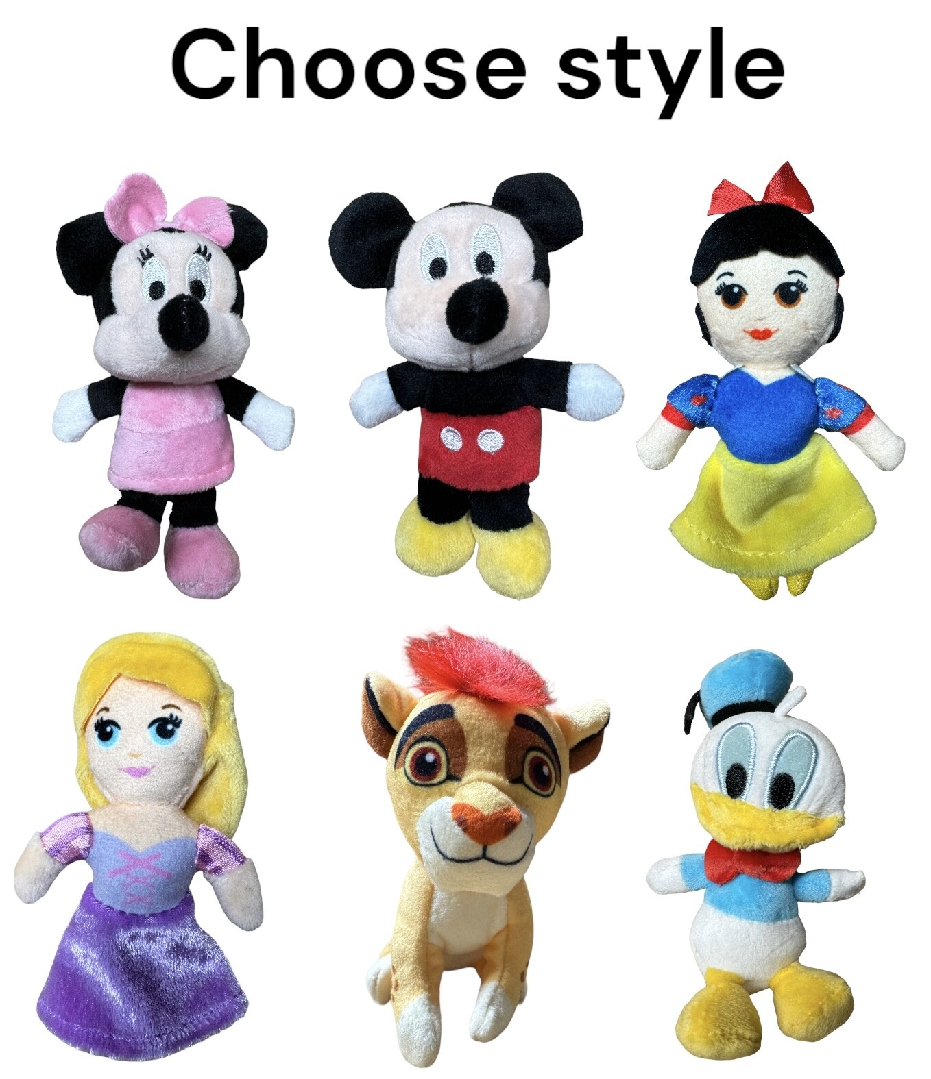 DISNEY JUNIOR Mini Plush 4 inch soft toy Mickey Minnie Choose from 6 plushies eBay
