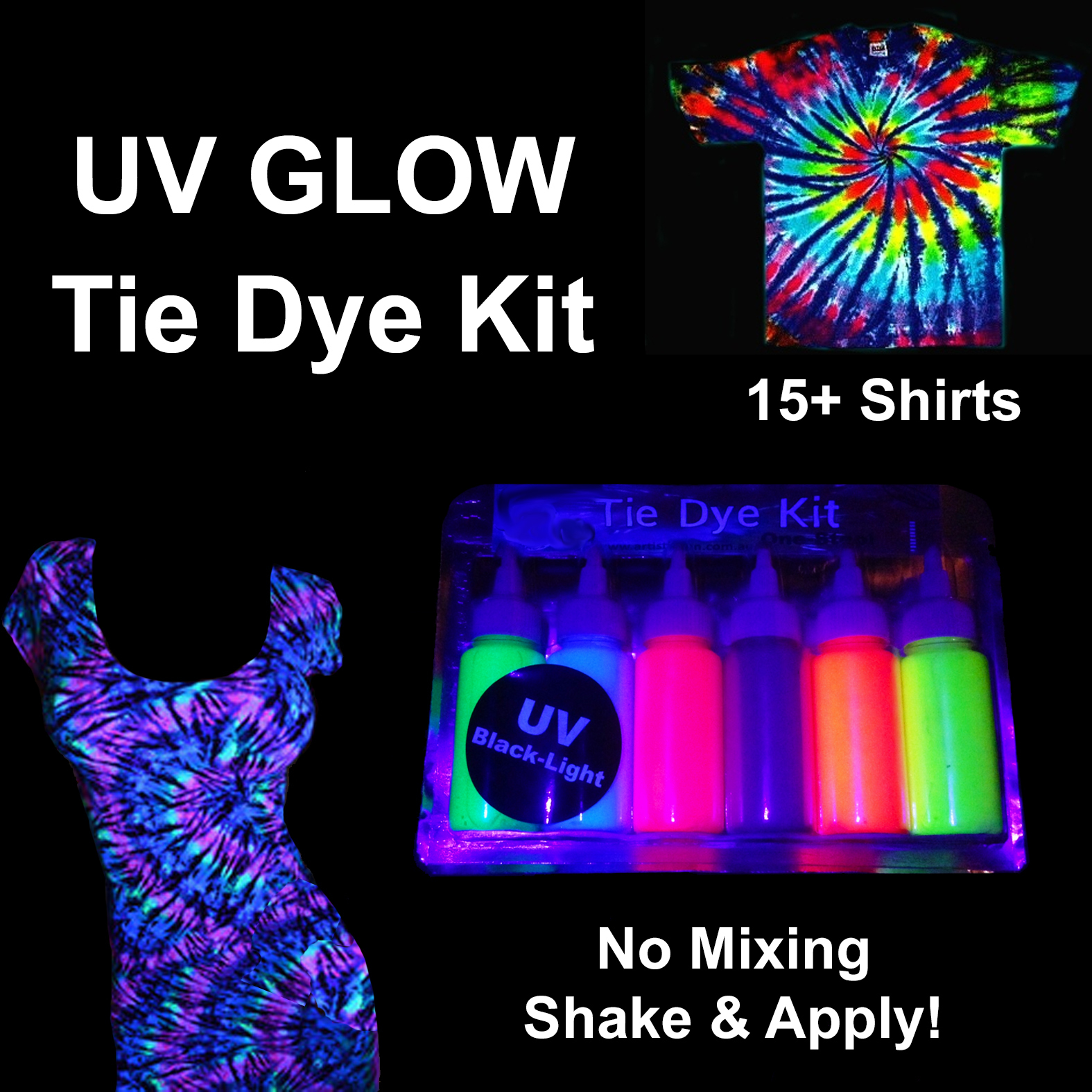 uv tie dye
