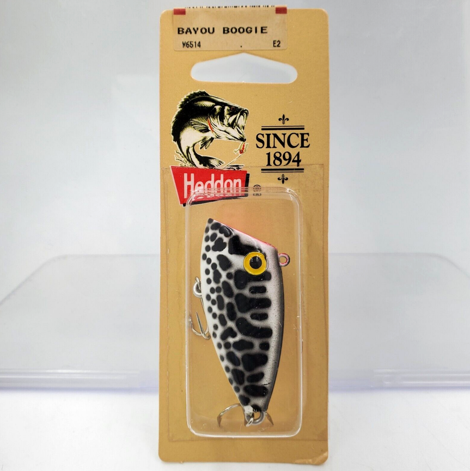 Vtg 1984 Heddon Bayou Boogie W6514 White Black Spots Red Mouth Fishing  Lureの公認海外通販｜セカイモン