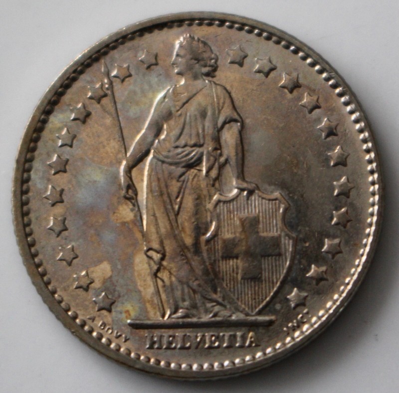 Francfranc - らぶり Switzerland🇨🇭 1 Franc 1981. KM#24a.1. 1 Dollar coin