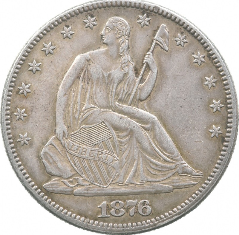 1876 Seated Liberty Half Dollar *6921