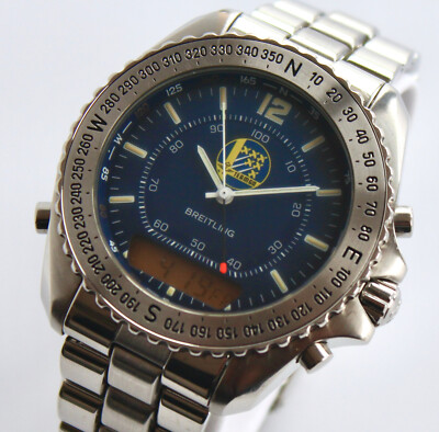 BREITLING Mens Watch A51038 NAVITIMER PLUTON, BLUE, 42mm, LIMITED EDITION Papers
