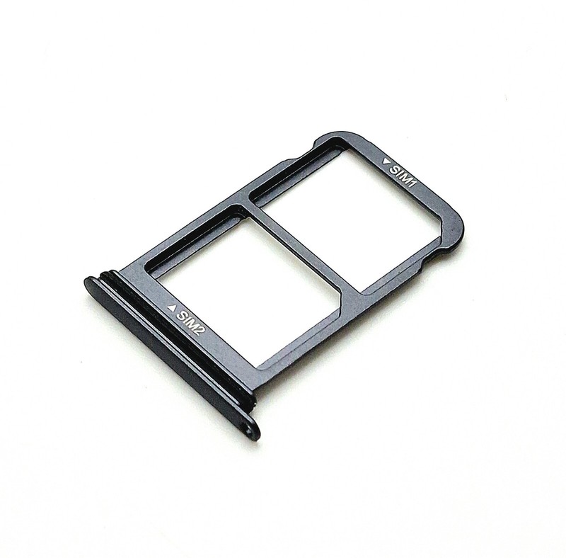 Original Huawei P20 Double Cartes Sim Support Simtray Sd Fente Simfach Noir