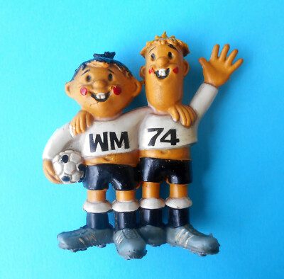FIFA WORLD CUP GERMANY 1974 old football soccer mascot TIP & TAP