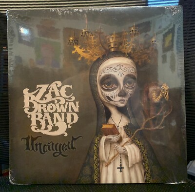 Zac Brown Band - Uncaged - Golden Marble Swirl Hand Pour Vinyl
