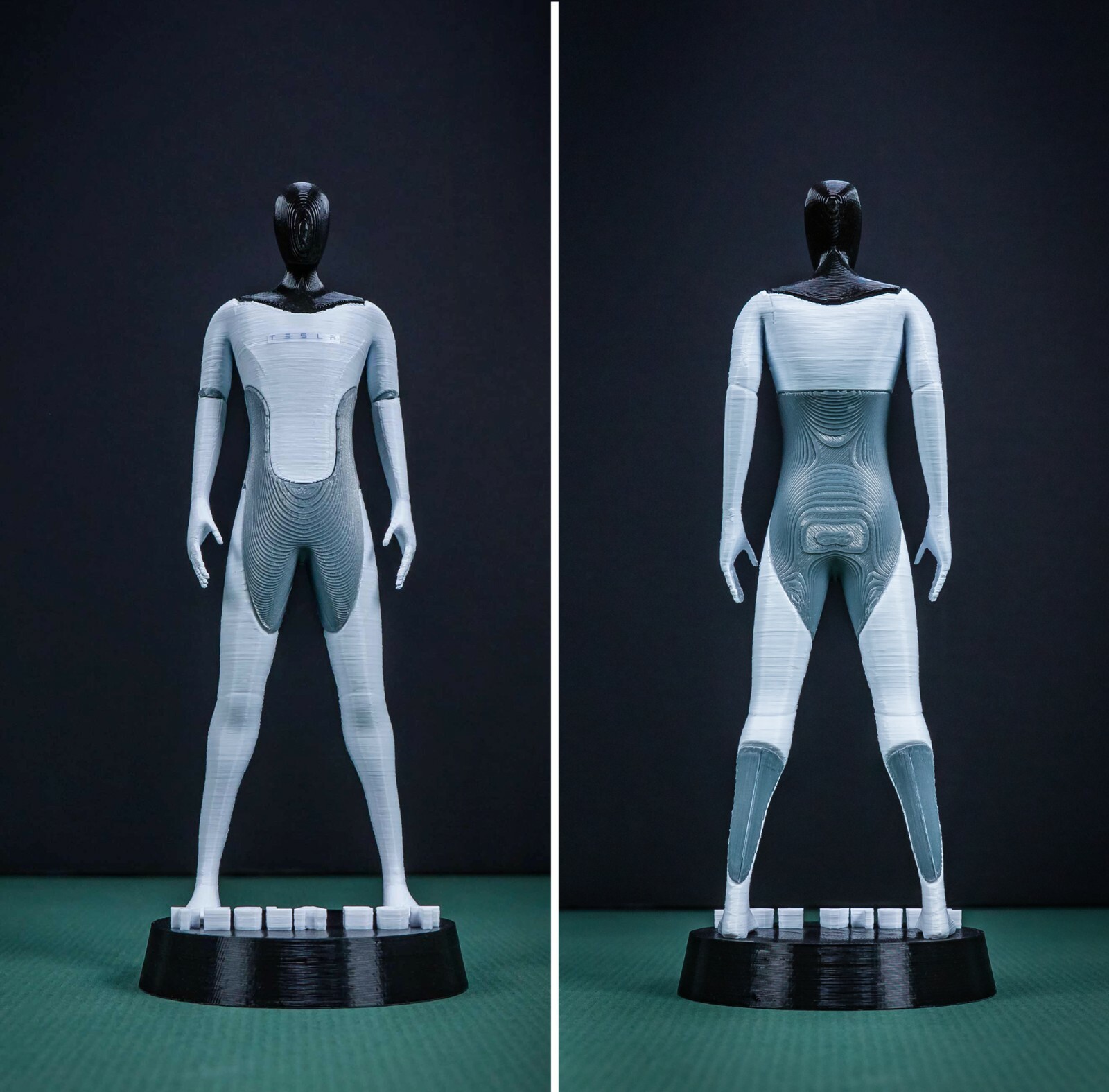 TESLA BOT Teslabot Plastic Figure 3D Print EBG