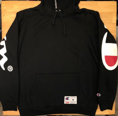 champion x supreme hoodie ss18