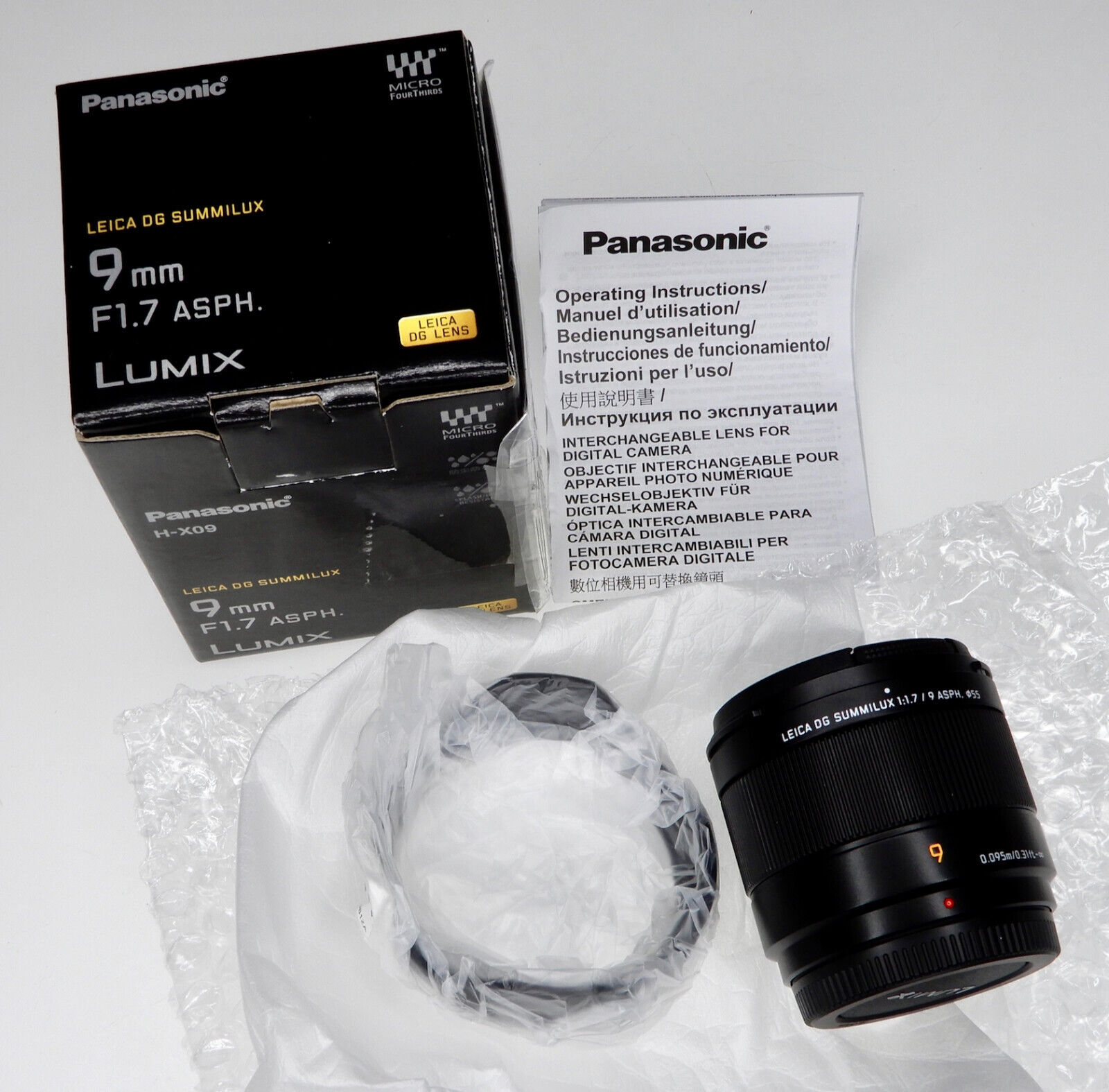 Panasonic Leica DG Summilux 9mm f/1.7 ASPH. H-X09 Panasonic Leica DG Summilux 9mm f/1.7 ASPH. H-X09